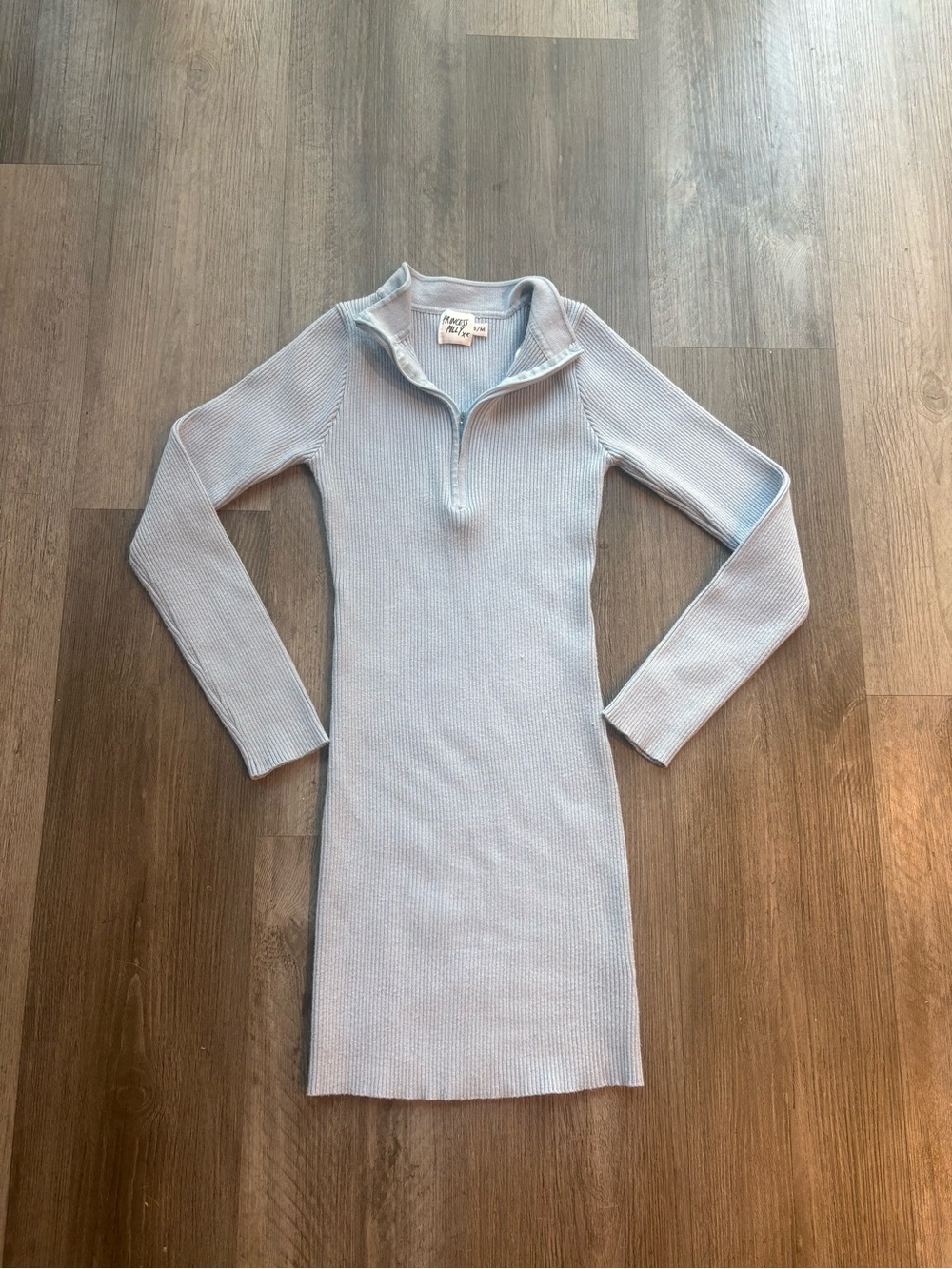 Princess Polly Blue Bodycon Mini Dress Y2K Size S